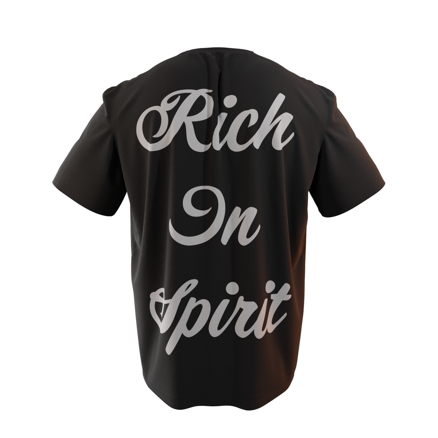 Black "Rich In Spirit" Tee